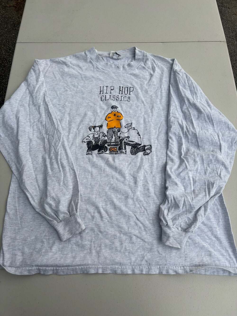 Unique Profiles Hip Hop Classics Long Sleeve T-Shirt XL Vintage